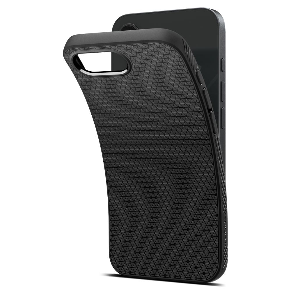 Hülle für Apple iPhone 17e / 16e, Spigen, Liquid Air, Schwarz