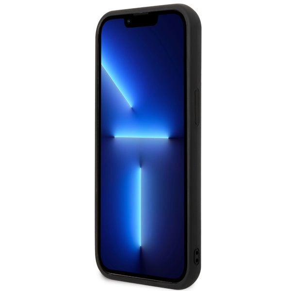 Housse pour Apple iPhone 14 Plus, Karl Lagerfeld, 3D Rubber Choupette, Noire