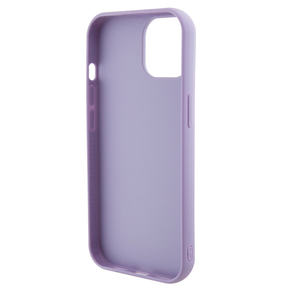 Hoes voor Apple iPhone 15, Guess, Sequin Script Metal, Paars