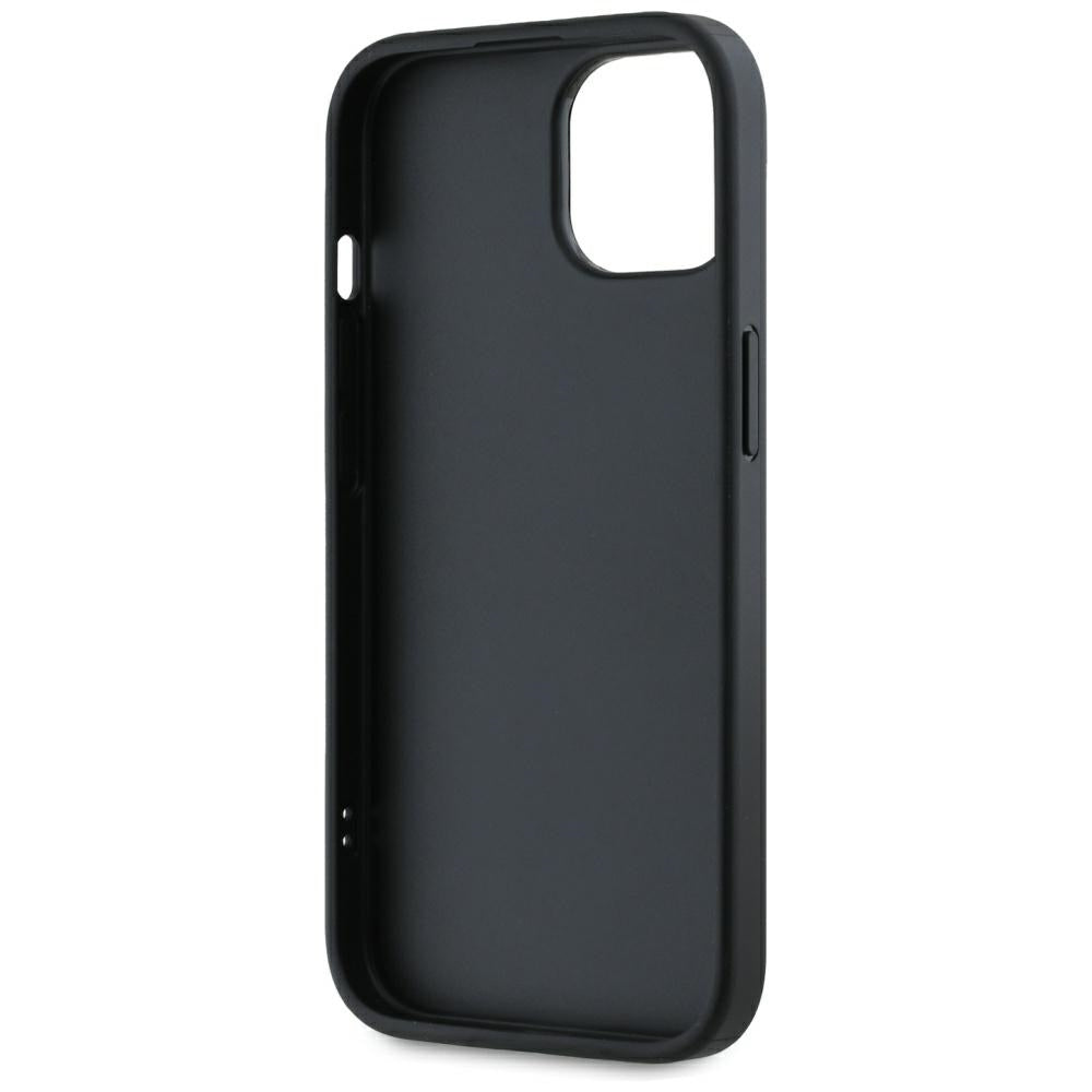 Hoes voor Apple iPhone 15, Karl Lagerfeld, Saffiano Athleisure Stripes met Band, Rosie