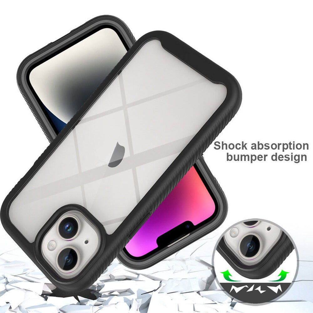 Coque pour Apple iPhone 15 Plus, Techsuit, Defense360 Pro, Noire