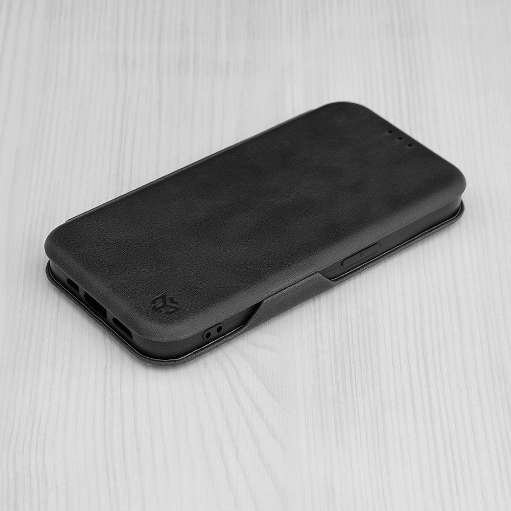 Coque pour Apple iPhone 15 Plus, Techsuit, Safe Wallet Plus, Noire