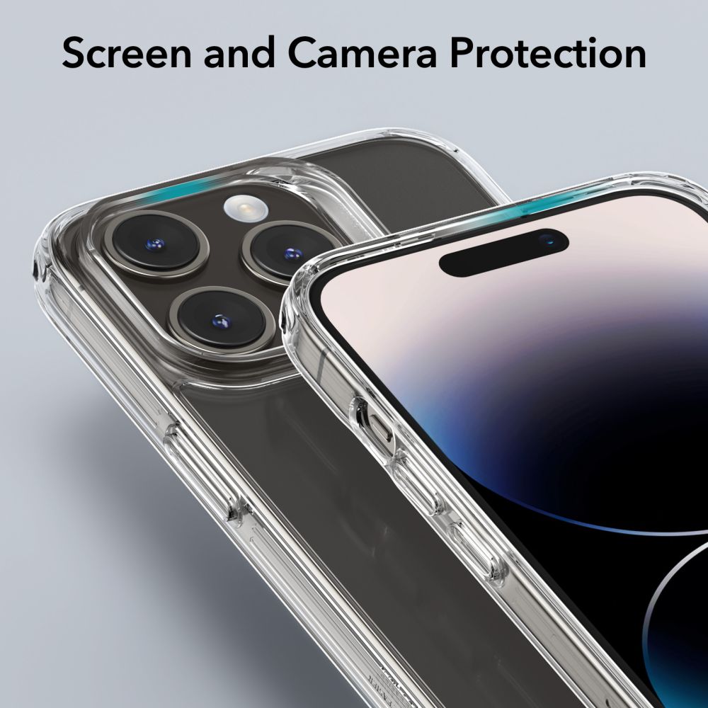 Étui pour Apple iPhone 15 Pro, ESR, Ice Shield, Transparent