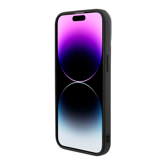 Hoes voor Apple iPhone 15 Pro, Guess, PU Square Mirror Script Logo, Zwart GUHCP15LPMSDGSK