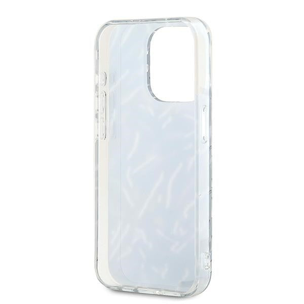 Étui pour Apple iPhone 15 Pro Max, Karl Lagerfeld, Zebra with Cord Strap, Violet