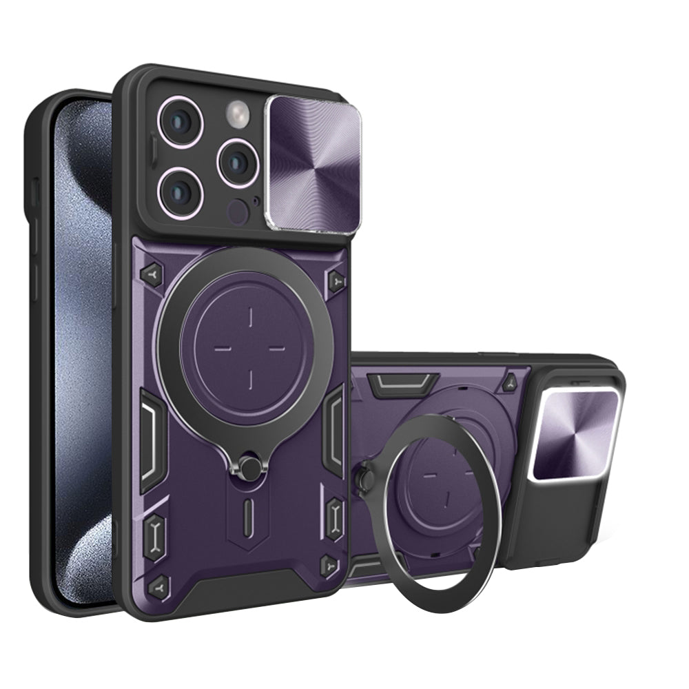 Coque pour Apple iPhone 15 Pro Max, Techsuit, CamGuard Pro, Violet