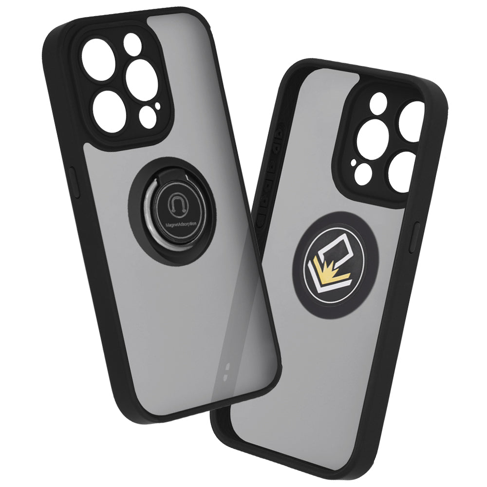 Coque pour Apple iPhone 15 Pro, Techsuit, Glinth, Noire