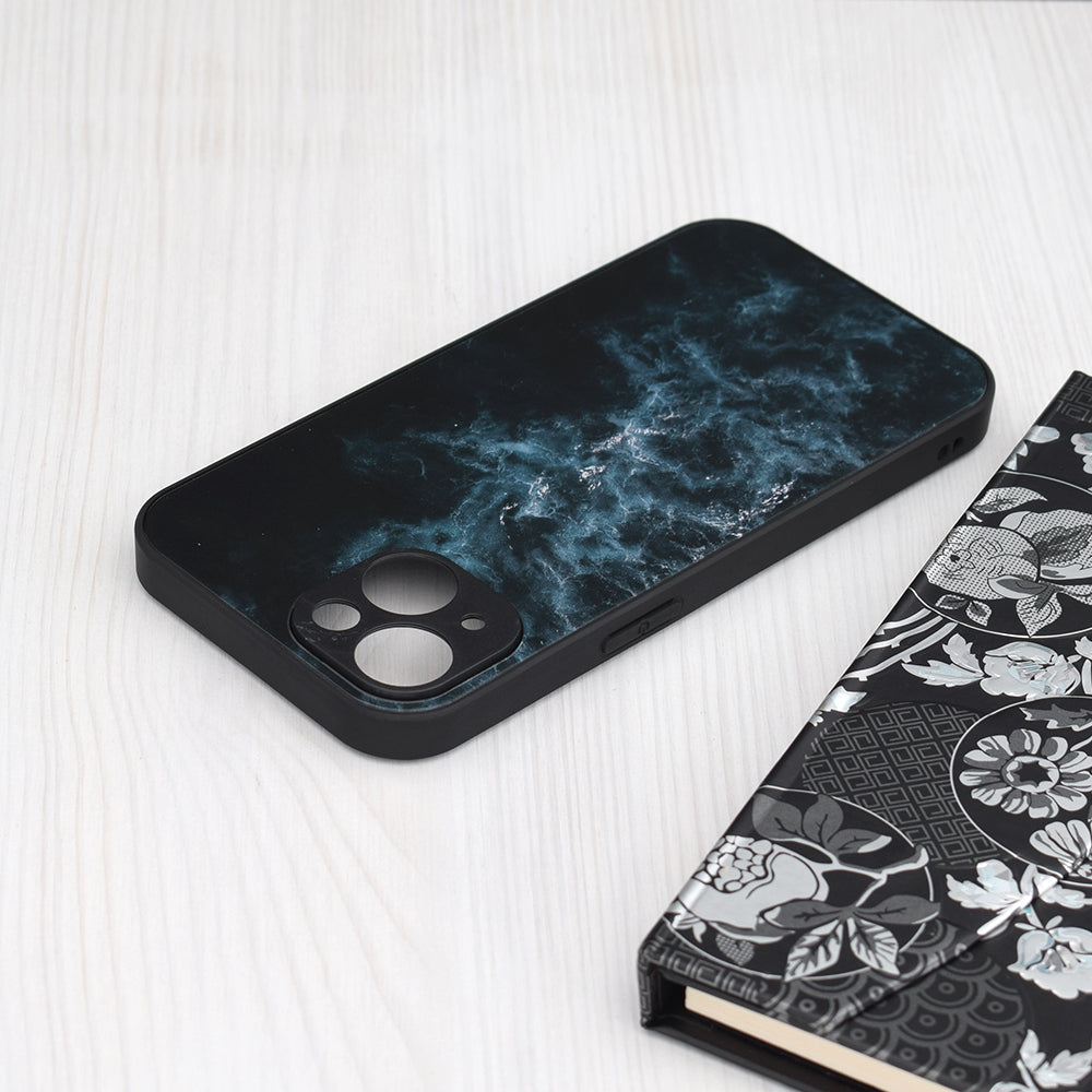 Hoes voor Apple iPhone 15, Techsuit, Glaze, Blauw