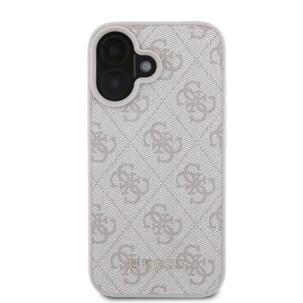 Étui pour Apple iPhone 16, Guess, 4G Classic, Rose