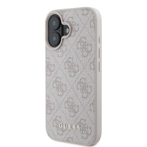 Étui pour Apple iPhone 16, Guess, 4G Classic, Rose