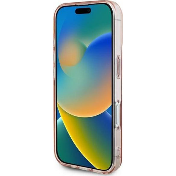 Étui pour Apple iPhone 16 Plus, Guess, IML Heart, Transparent