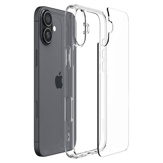 Hoes voor Apple iPhone 16 Plus, Spigen, Ultra Hybrid, Transparant