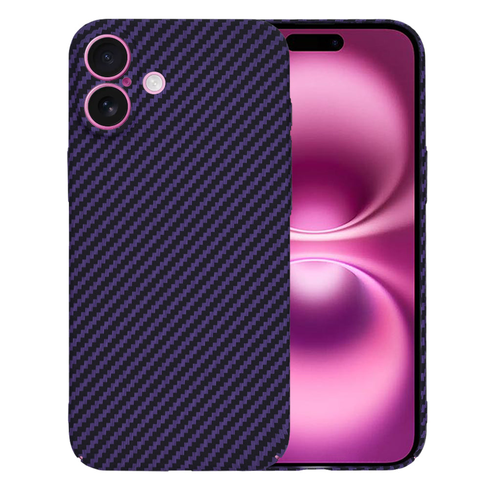 Coque pour Apple iPhone 16 Plus, Techsuit, Carbonite FiberShell, Violet