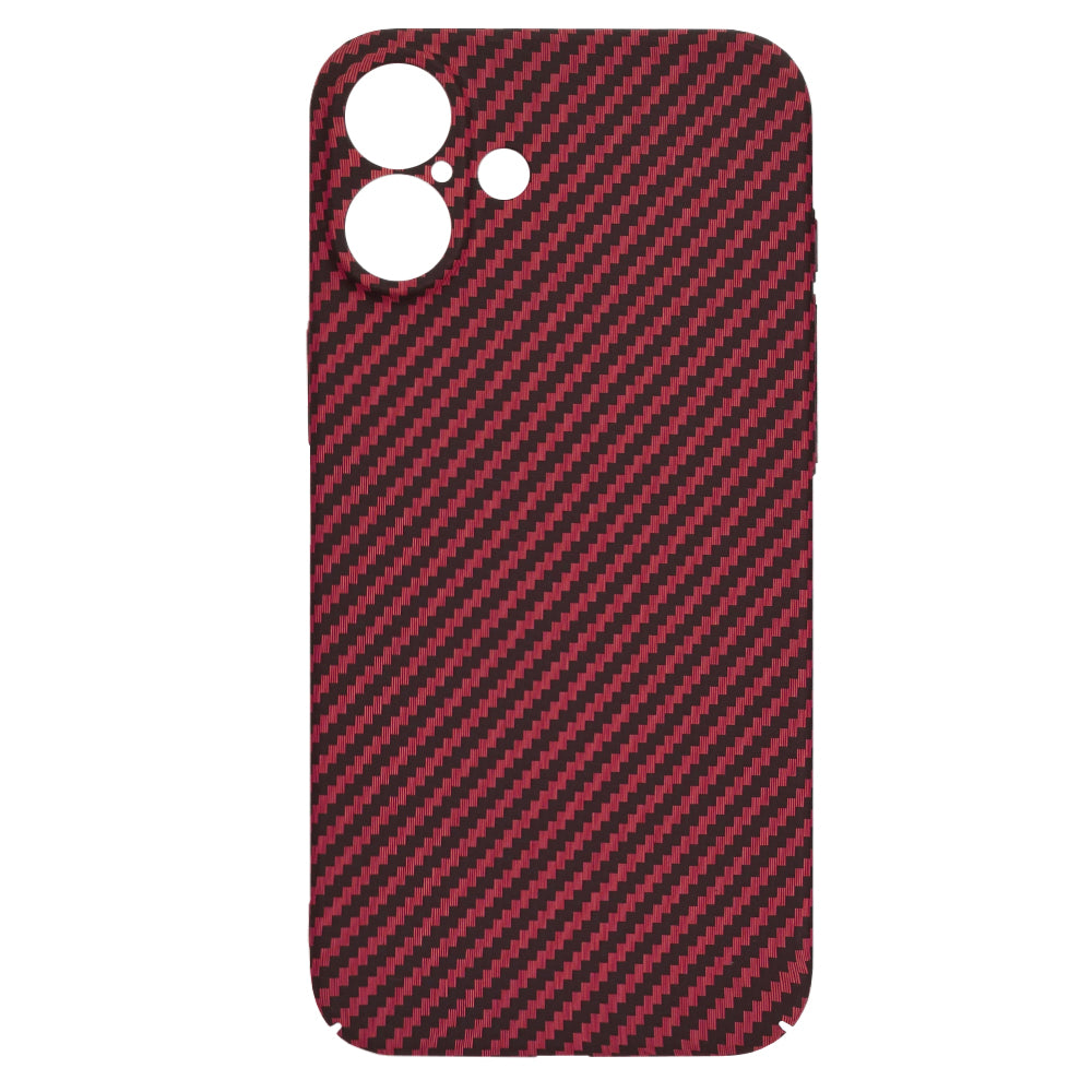 Coque pour Apple iPhone 16 Plus, Techsuit, Carbonite FiberShell, Rouge
