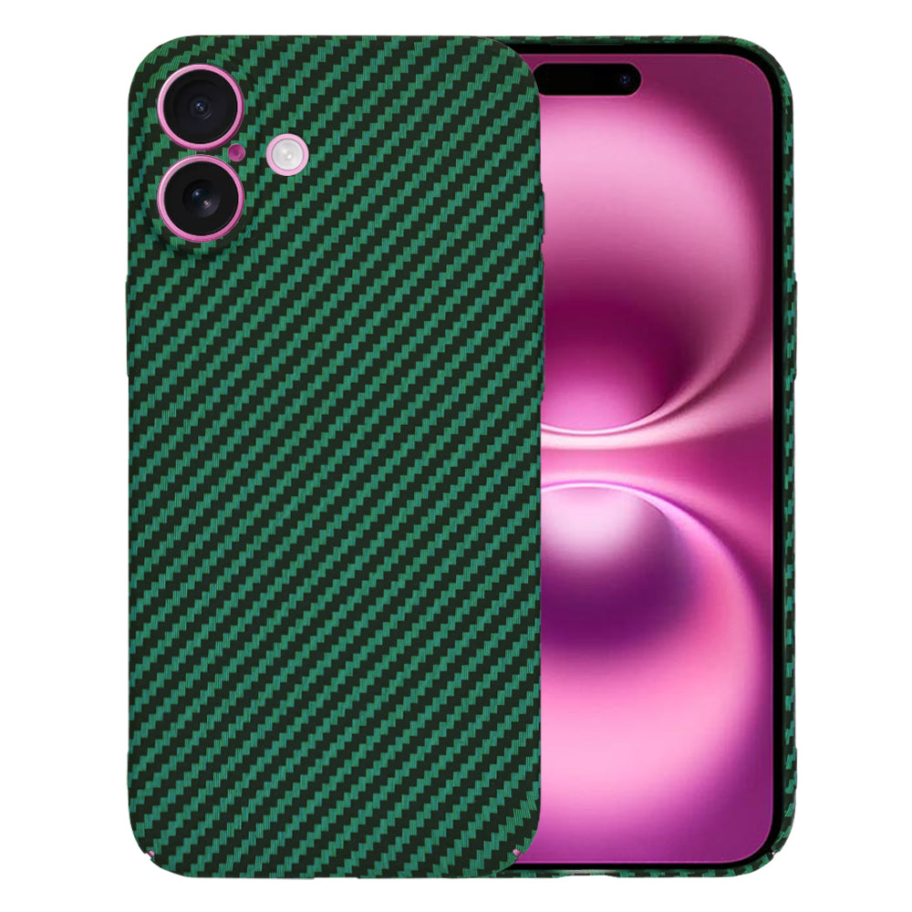 Coque pour Apple iPhone 16 Plus, Techsuit, Carbonite FiberShell, Vert
