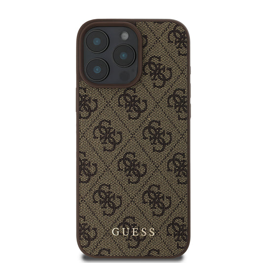 Étui pour Apple iPhone 16 Pro, Guess, 4G Classic, Noir