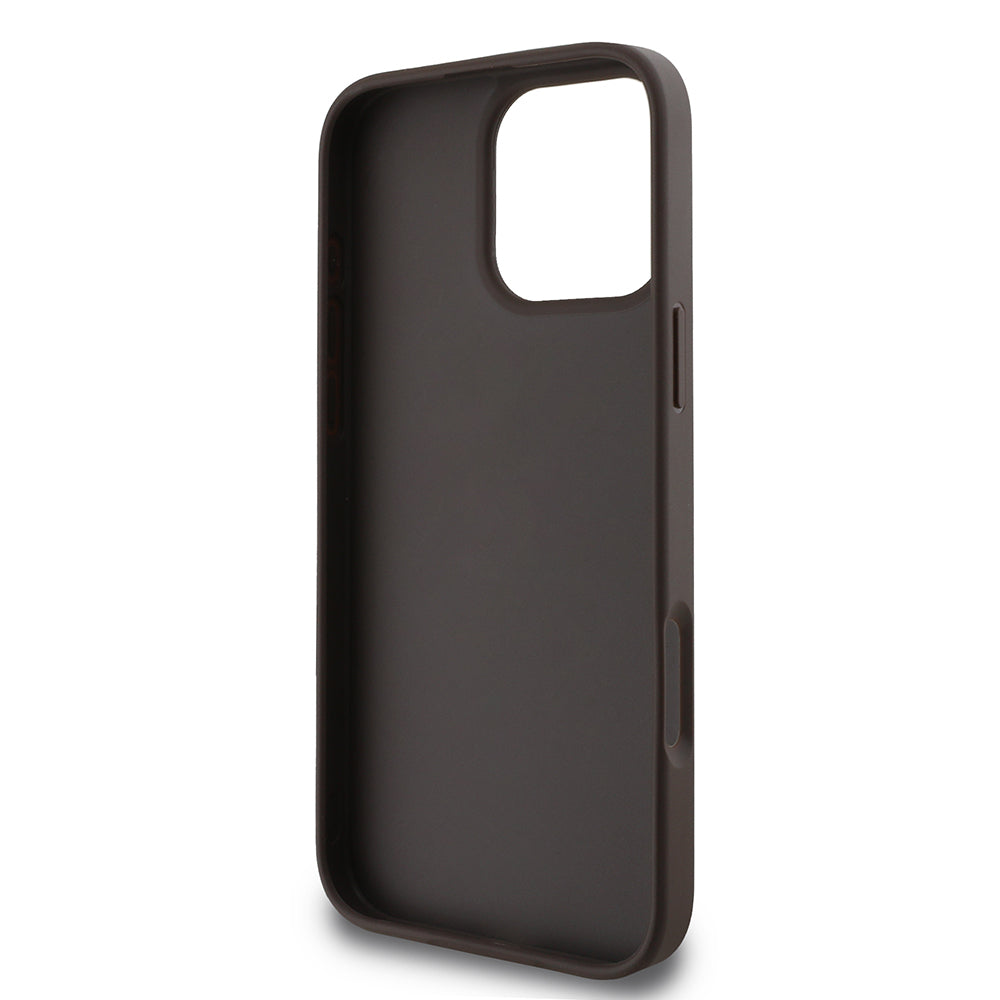 Hoes voor Apple iPhone 16 Pro, Guess, 4G Classic, Zwart