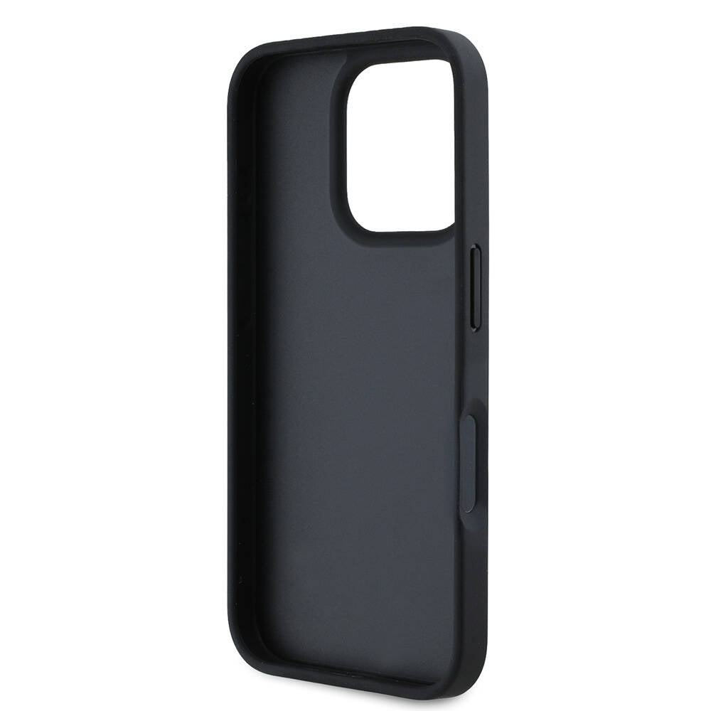 Hoesje voor Apple iPhone 16 Pro, Guess, 4G Triangle Logo, Wit