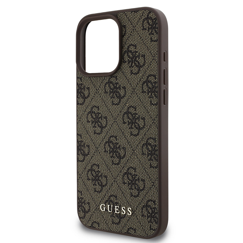 Hoes voor Apple iPhone 16 Pro Max, Guess, 4G Classic, Bruin