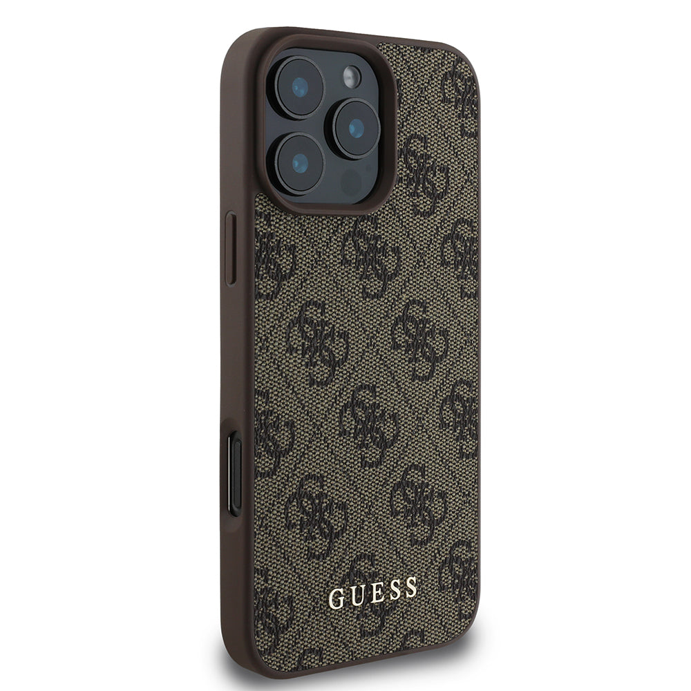 Hoes voor Apple iPhone 16 Pro Max, Guess, 4G Classic, Zwart