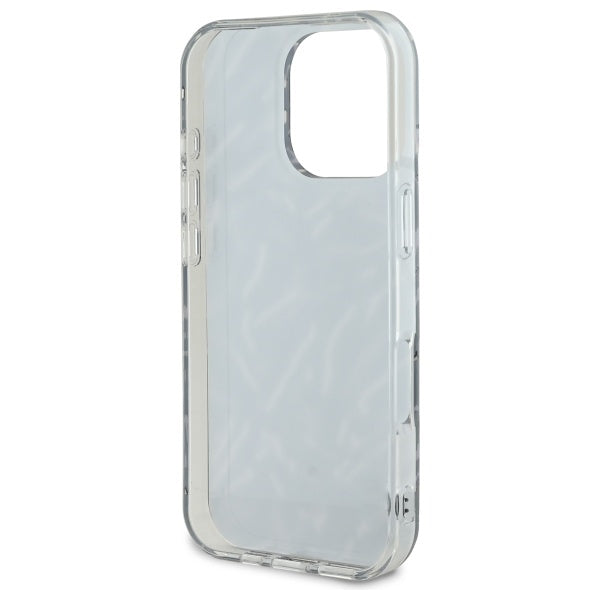 Étui pour Apple iPhone 16 Pro Max, Karl Lagerfeld, Zebra with Cord Strap, Violet