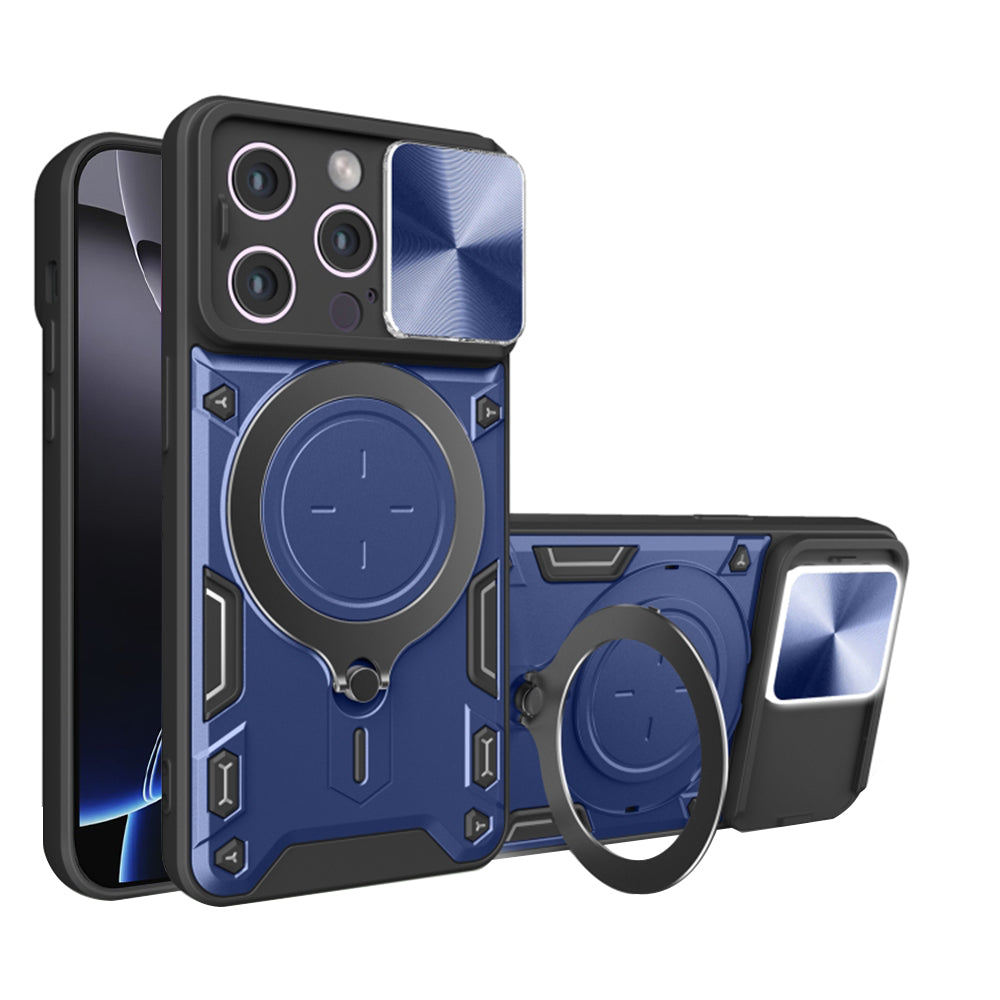 Coque pour Apple iPhone 16 Pro Max, Techsuit, CamGuard Pro, Bleue