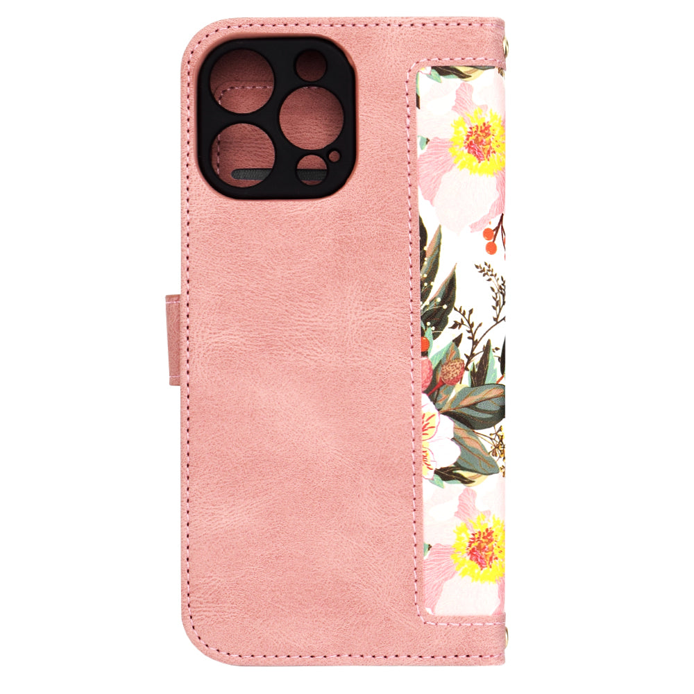Coque pour Apple iPhone 16 Pro Max, Techsuit, FlipCraft, Rose