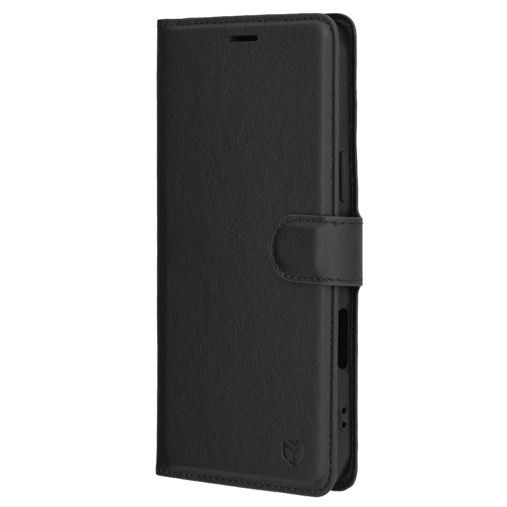 Étui pour Apple iPhone 16 Pro Max, Techsuit, Leather Folio, Noir
