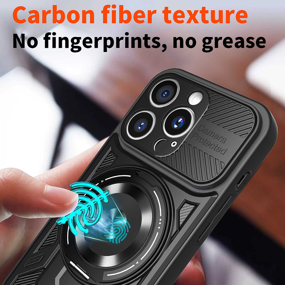 Coque pour Apple iPhone 16 Pro Max, Techsuit, RuggedCam, Noire