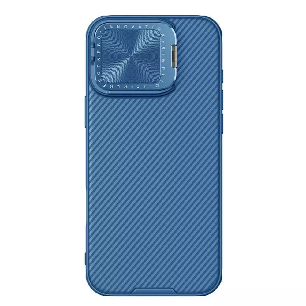 Hoes voor Apple iPhone 16 Pro, Nillkin, CamShield Prop, Blauw