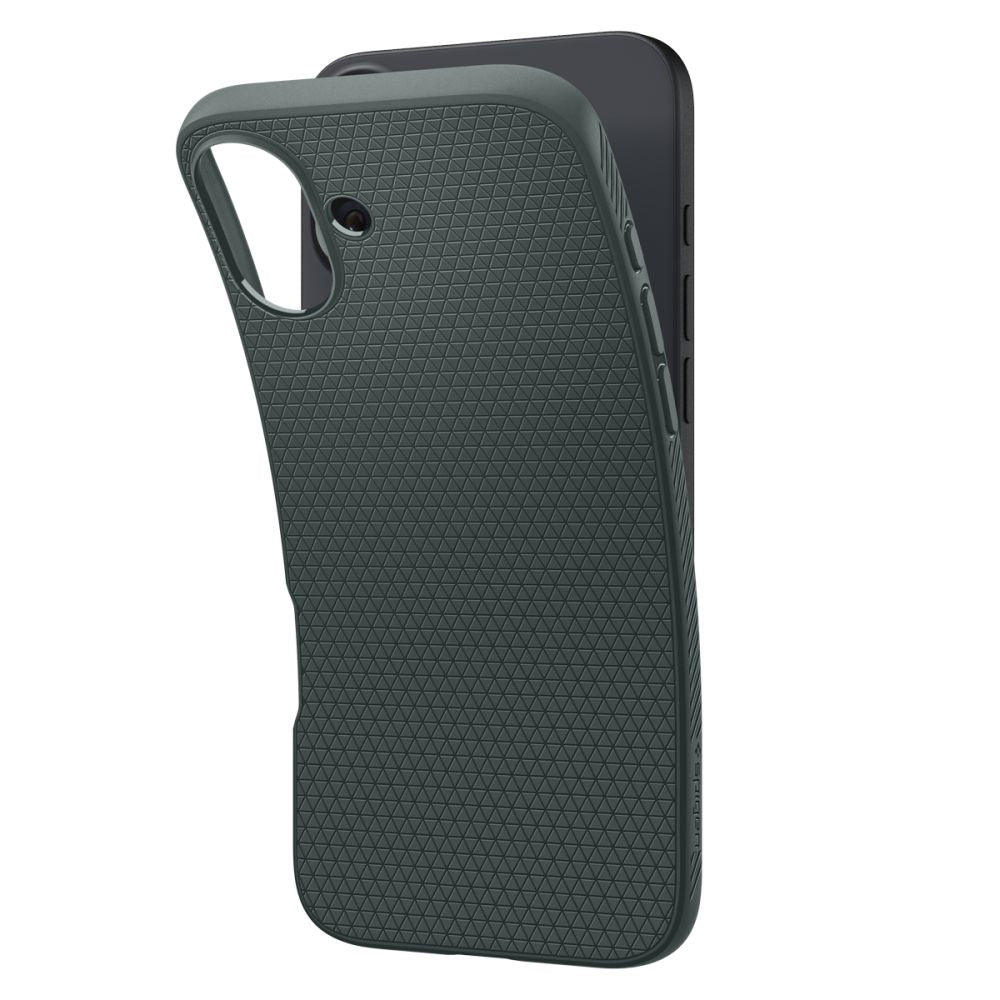 Hoes voor Apple iPhone 16, Spigen, Liquid Air, Groen