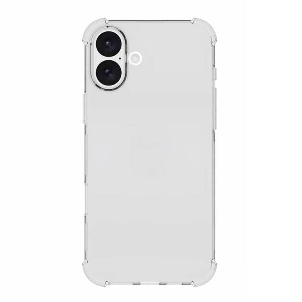 Hoes voor Apple iPhone 16, Techsuit, Schokbestendig Transparant (Grote Lensopening), Transparant