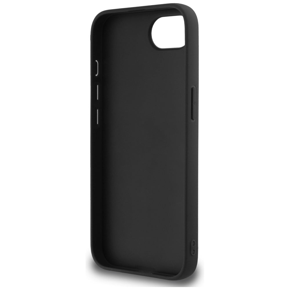 Hoes voor Apple iPhone 17e / 16e, Guess, Fixed Glitter Big 4G, Zwart