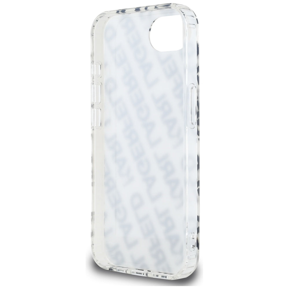 Hoes voor Apple iPhone 17e / 16e, Karl Lagerfeld, IML Luxury Gold Fullover Logo, Goud