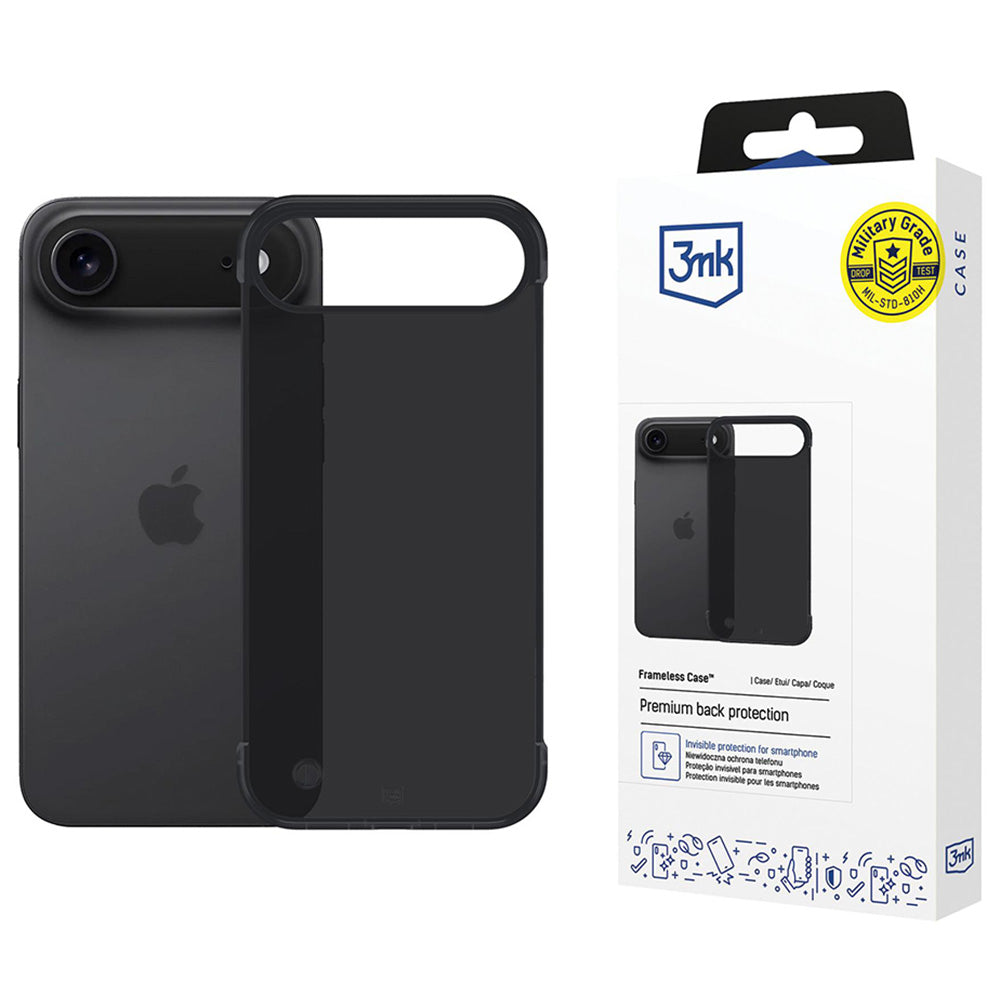 Hoes voor Apple iPhone 17 Air, 3MK, Just20g, Zwart