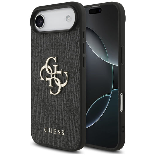 Étui pour Apple iPhone 17 Air, Guess, 4G Big Logo, Noir