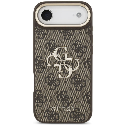 Hoes voor Apple iPhone 17 Air, Guess, Big 4G Logo Classic, Goudbruin