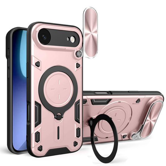 Hoes voor Apple iPhone 17 Air, Techsuit, CamGuard Pro, Rosé Goud