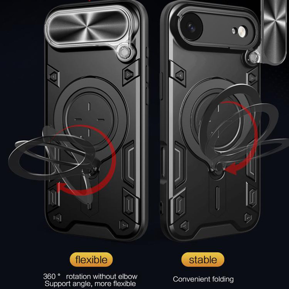Hoes voor Apple iPhone 17 Air, Techsuit, CamGuard Pro, Rosé Goud