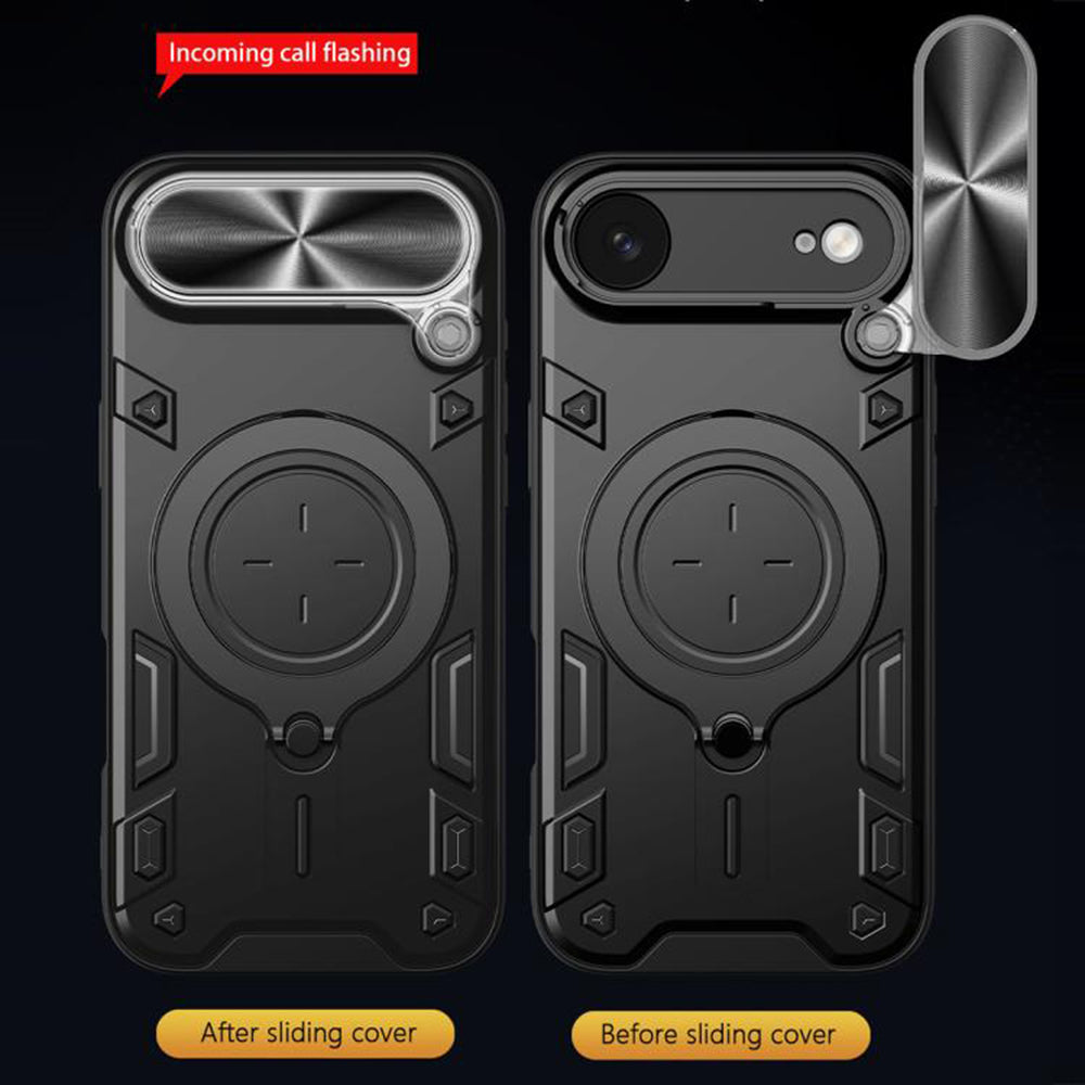 Hoes voor Apple iPhone 17 Air, Techsuit, CamGuard Pro, Rosé Goud