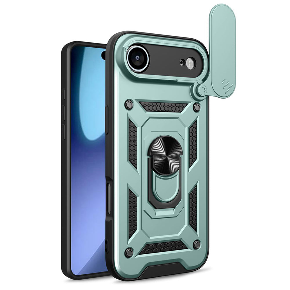 Hülle für Apple iPhone 17 Air, Techsuit, CamShield, Grün