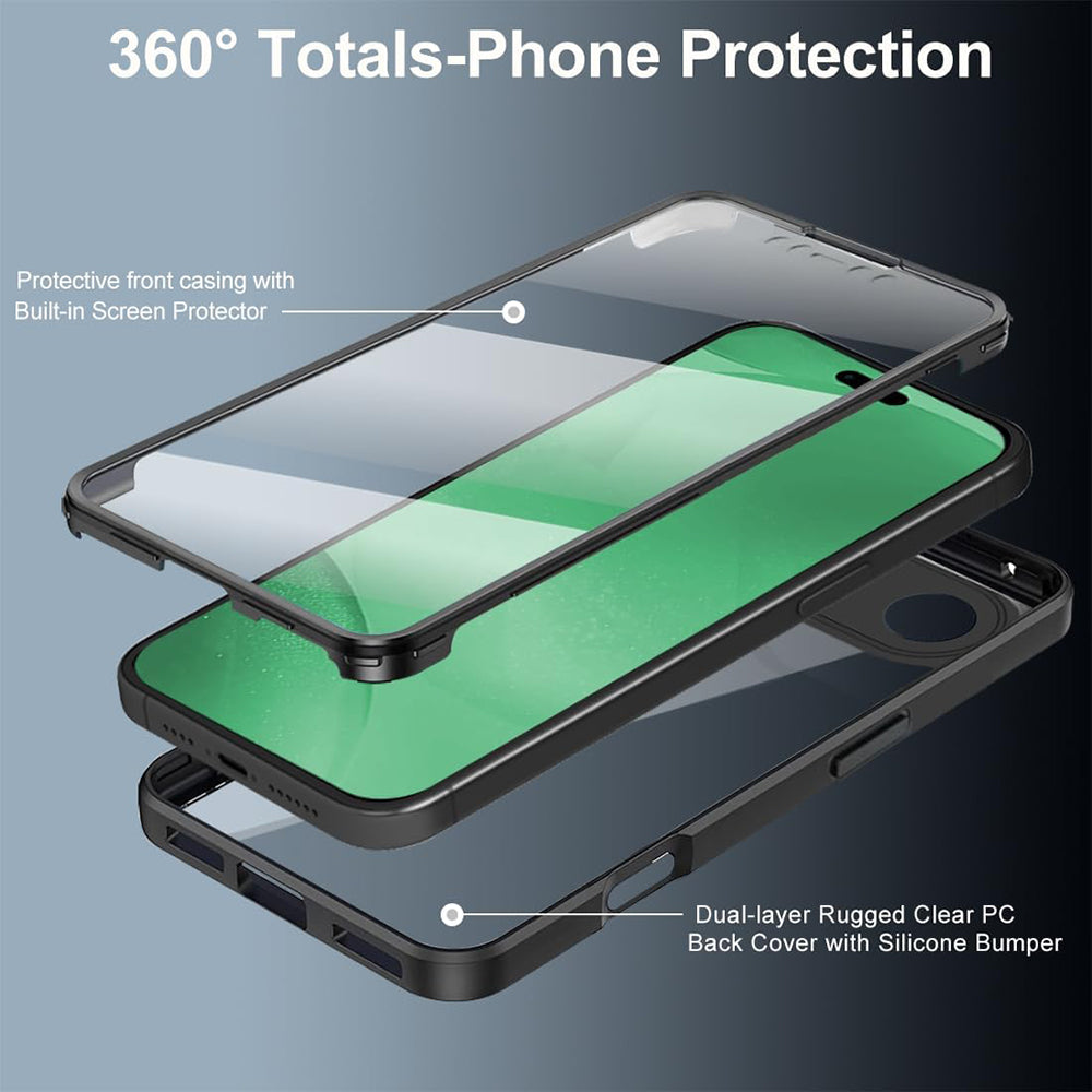 Étui pour Apple iPhone 17 Air, Techsuit, ColorVerse 360, Rose