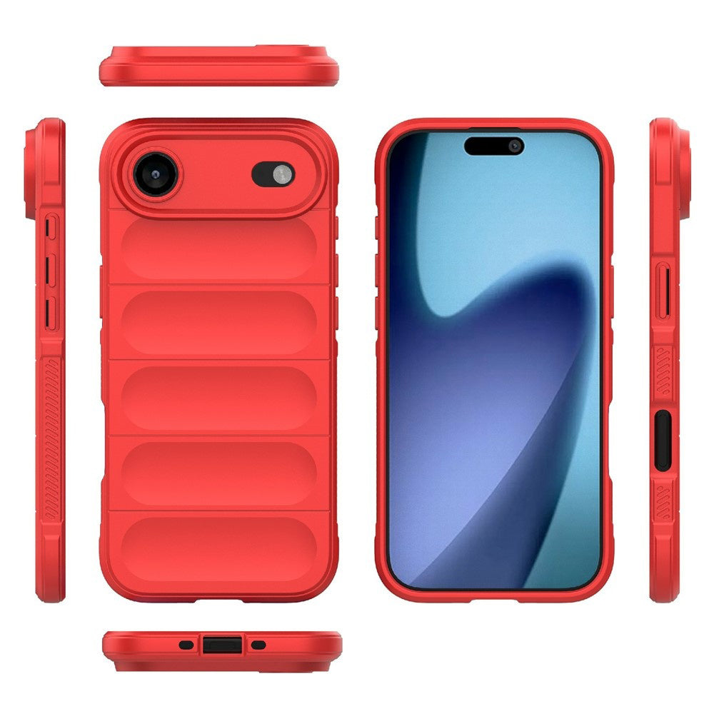 Hülle für Apple iPhone 17 Air, Techsuit, Magic Shield, Rot