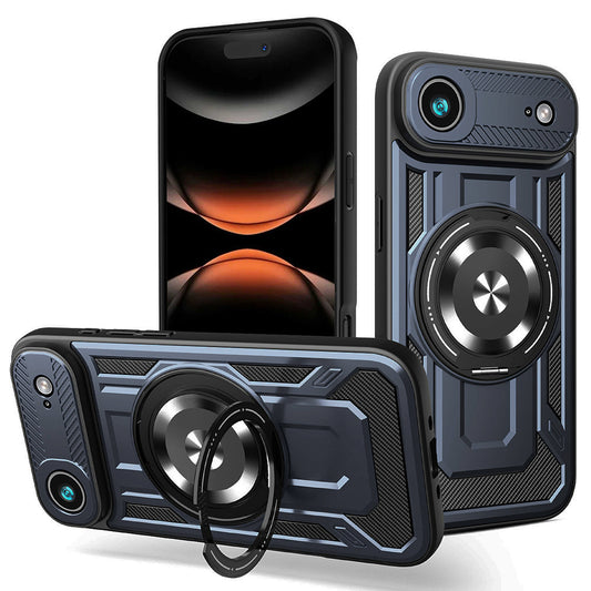 Étui pour Apple iPhone 17 Air, Techsuit, RuggedCam, Bleu