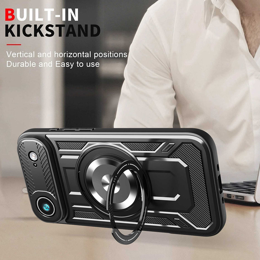 Étui pour Apple iPhone 17 Air, Techsuit, RuggedCam, Noir
