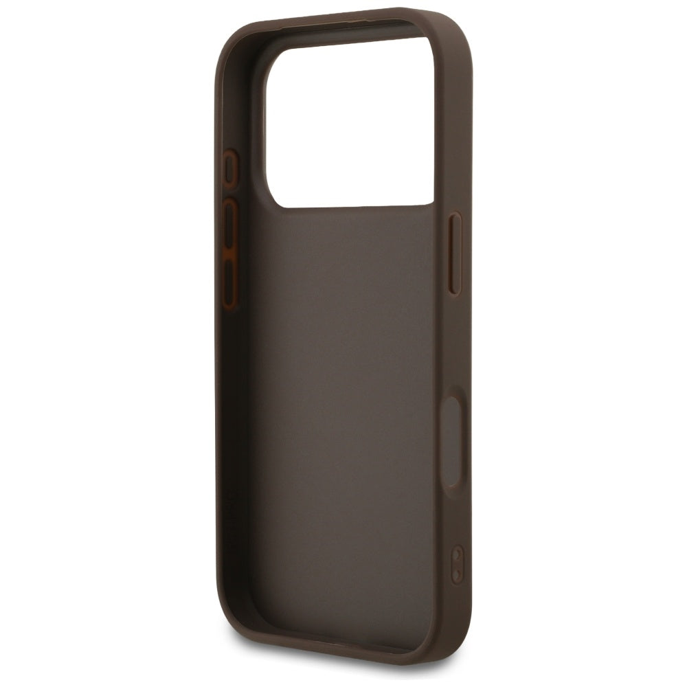 Hoes voor Apple iPhone 17 Pro, Guess, 4G Classic, Bruin