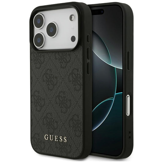 Étui pour Apple iPhone 17 Pro, Guess, 4G Classic, Noir