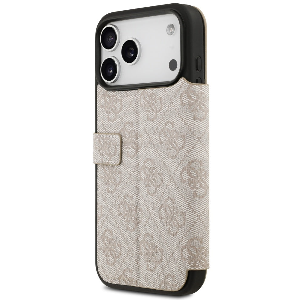 Hoes voor Apple iPhone 17 Pro, Guess, 4G Metal Logo, Roze