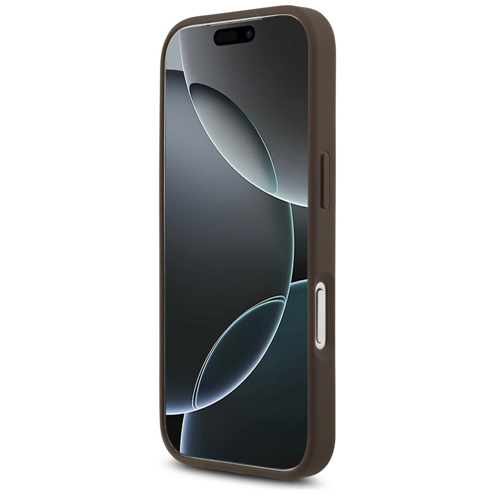 Case for Apple iPhone 17 Pro Max, Guess, 4G Big Logo, Brown