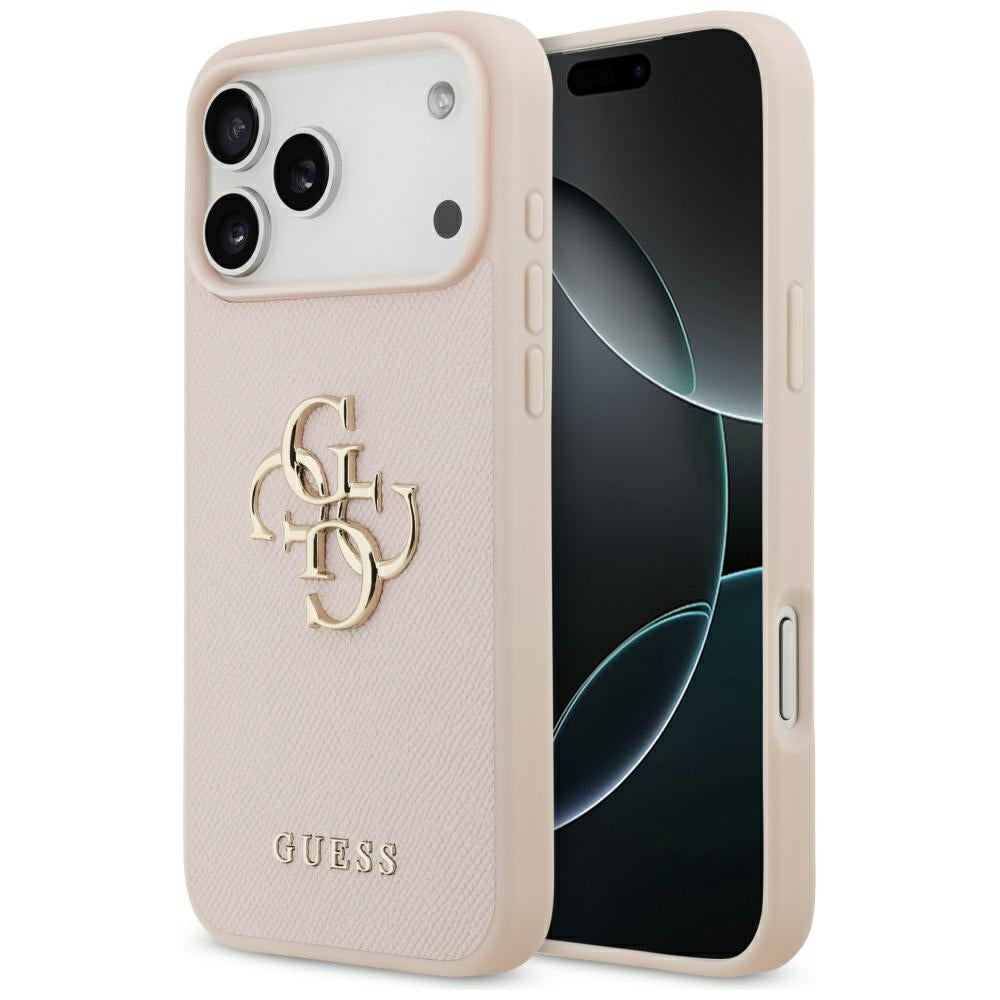 Case for Apple iPhone 17 Pro Max, Guess, 4G Grained Big and Classic Lo – GSMnet Case for Apple iPhone 17 Pro Max, Guess, 4G Grained Big and Classic Lo – GSMnet